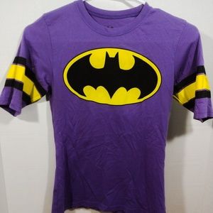 BOGO 50% Purple baseball style batman tee